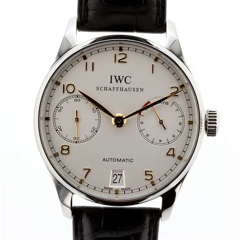 iwc portugieser 8 days|iwc 7 day power reserve.